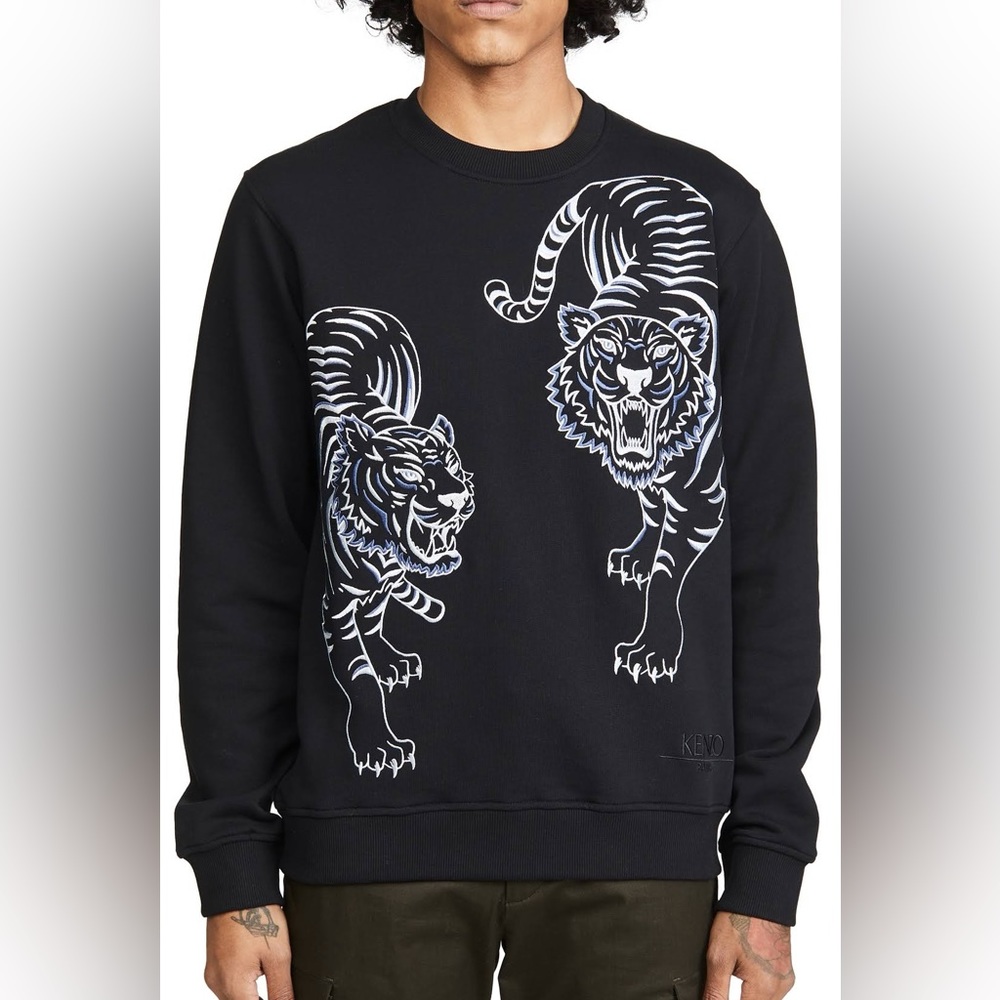 Kenzo Double Tigers Sweatshirt size M in excellent condition